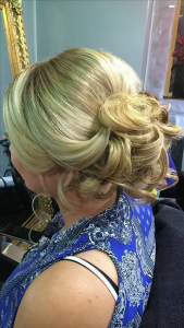Hair salon Momento Galway wedding hair race day hair