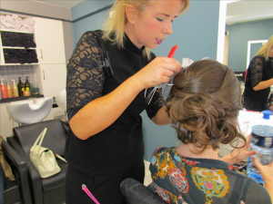 Hair salon Momento Galway hair updo