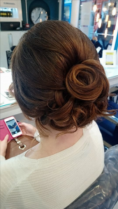Hair salon Momento Galway wedding hair bridal hair race day hair